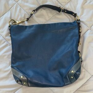 Blue Coach purse